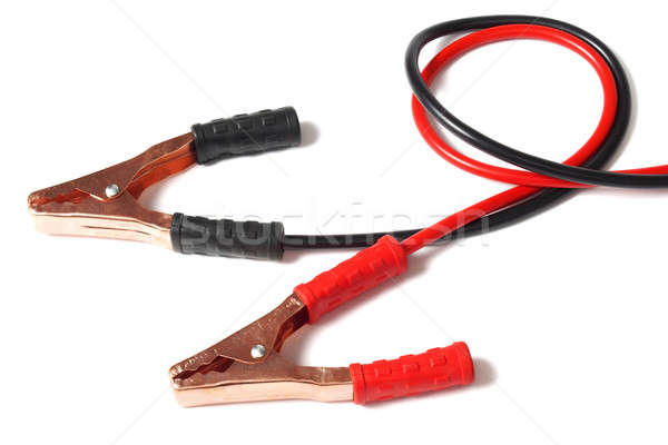 Jumper cables on white Stock photo © ajt