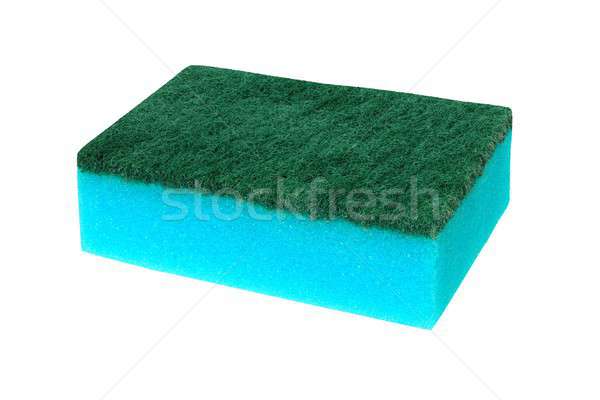 Cleaning sponge on white Stock photo © ajt