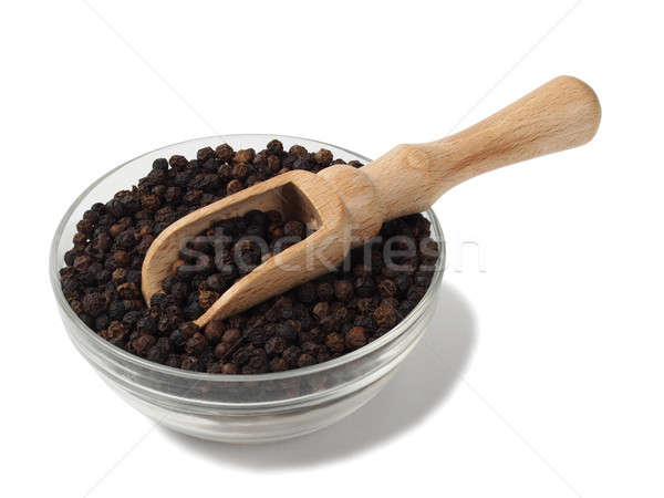 Black pepper in a bowl Stock photo © ajt