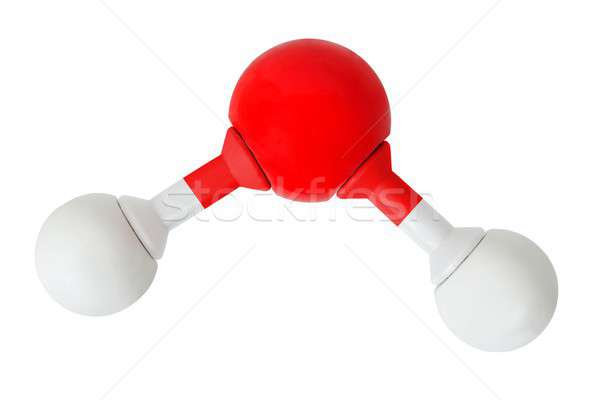 Water  molecule on white Stock photo © ajt