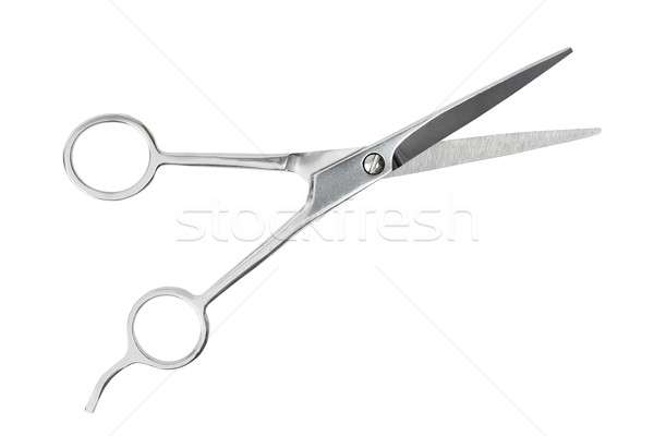 Barber scissors on white Stock photo © ajt