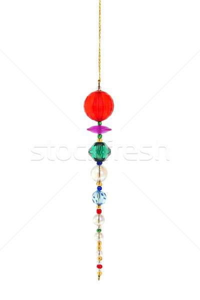 árbol de navidad decoración aislado blanco árbol rojo Foto stock © ajt