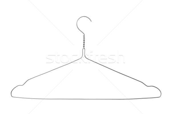 Alambre aislado blanco metal ropa Foto stock © ajt