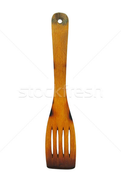 Stock photo: Old wooden kitchen utensil