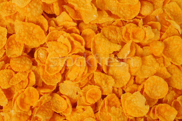 Stockfoto: Cornflakes · macro · kan · gebruikt