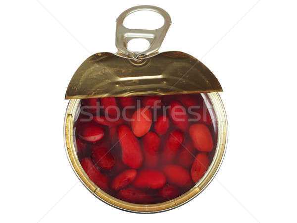 商業照片: 腎 · 豆 · 打開 · 錫 · 可以