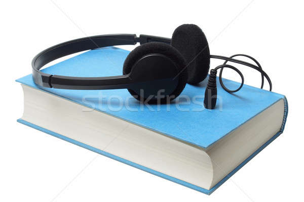 Headphones on audiobook Stock photo © ajt