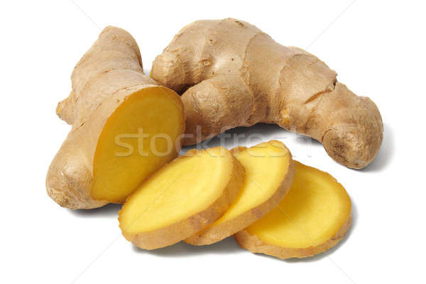 Ginger root on white Stock photo © ajt