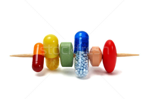 Pills on Toothpick Stock photo © ajt
