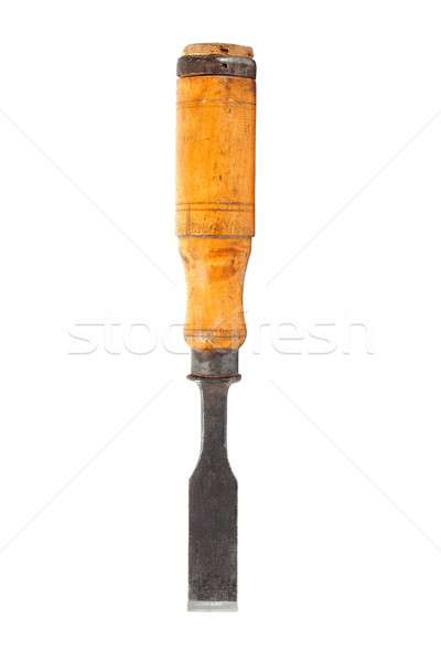 Chisel on white Stock photo © ajt