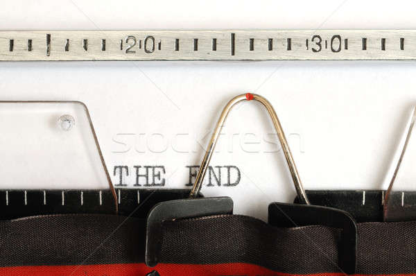 The End Stock photo © ajt