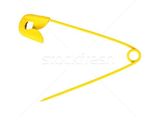 Yellow safety pin Stock photo © ajt