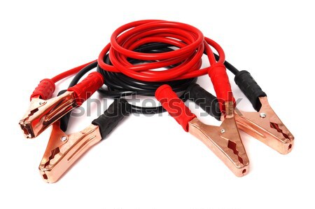 Jumper cables on white Stock photo © ajt