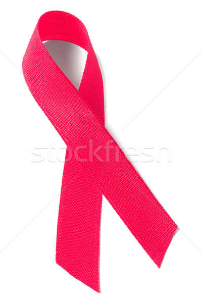 商業照片: 粉紅絲帶 · 孤立 · 白 · 乳房 · 粉紅色 · 支持