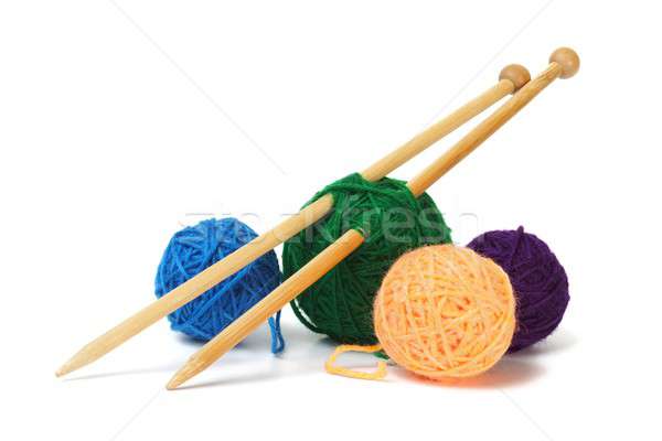 Knitting wool and needles Stock photo © ajt