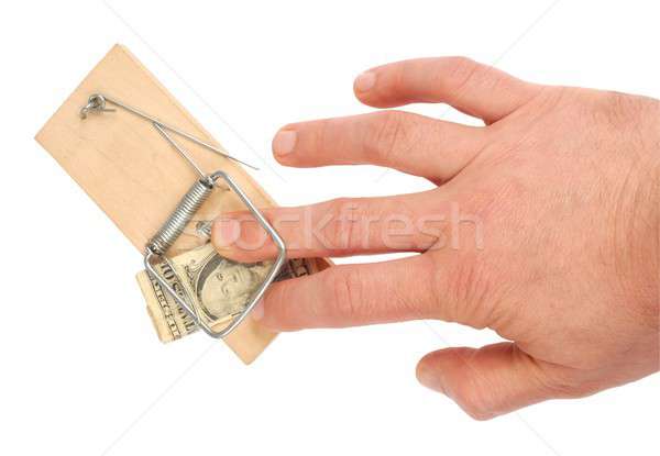 Hand and Mousetrap Stock photo © ajt