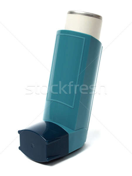 Astma odizolowany biały muzyka narkotyków choroba Zdjęcia stock © ajt