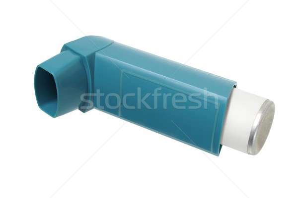 Astma biały odizolowany muzyka narkotyków choroba Zdjęcia stock © ajt
