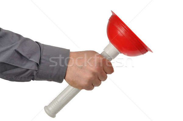 Plumber with Plunger Stock photo © ajt
