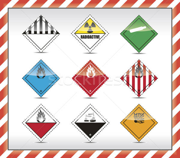 Danger symbols Stock photo © akaprinay