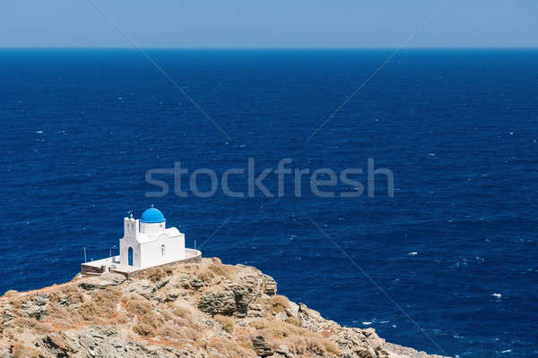 The chapel of 7 Martyrs, Sifnos, Greece Stock photo © akarelias