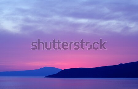 Sereniteit sereen landschap tonen ver weg Stockfoto © akarelias