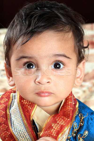 Indian Baby Boy in Traditional Indian Outfit Stock photo © Akhilesh