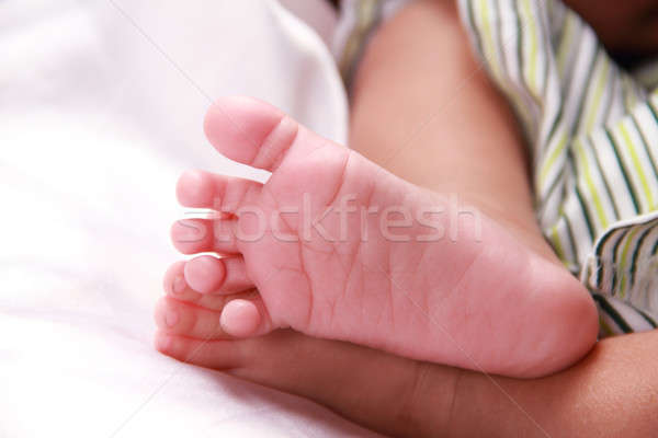 Güzel bebek ayaklar çocuk insan yumuşak Stok fotoğraf © Akhilesh