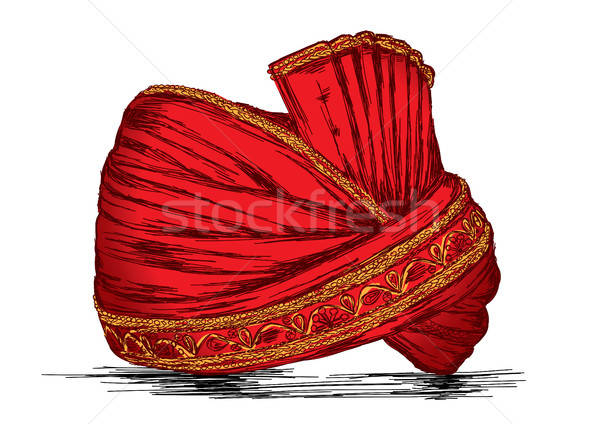 Indian Traditional Headgear Pagdi Vector Illustration Stock photo © Akhilesh