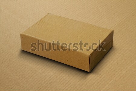 Recycled Card Board Box / Carton for Mockup Stock photo © Akhilesh