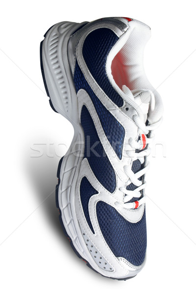 classy sports shoe in white and blue Stock photo © Akhilesh