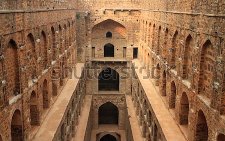 Agrasen ki Baoli (Step Well), Ancient Construction, New Delhi, I Stock photo © Akhilesh