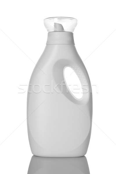 Stock photo: White Laundry Detergent Liquid Bottle for Mockup