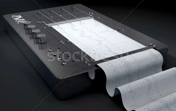 Polygraph Lie Detector Machine Stock photo © albund