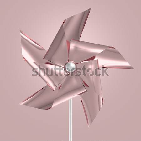 Rose Gold Pinwheel Stock photo © albund