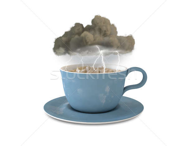 Storm In A Teacup Stock photo © albund