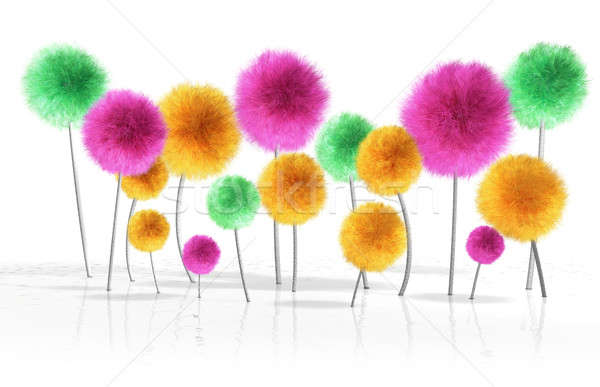 Fantasy Dandelion Trees Stock photo © albund