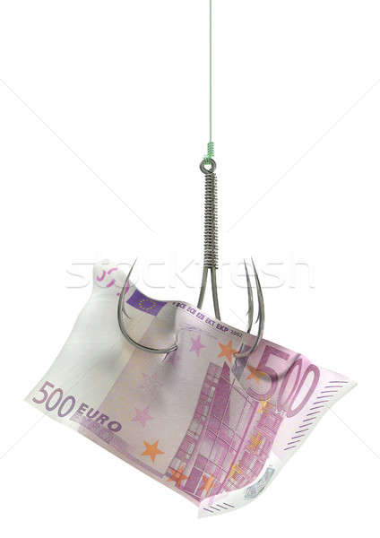 Euro Banknote Baited Hook Stock photo © albund
