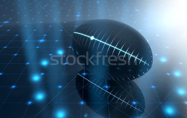 Ball On Spotlit Stage Stock photo © albund
