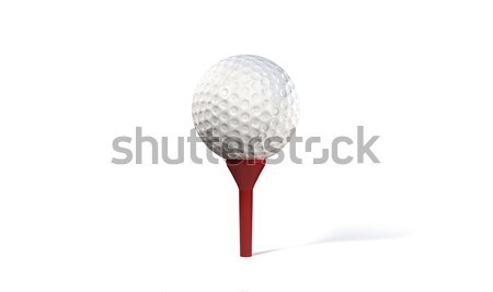 Piłeczki do golfa czyste biały golf sportu piłka Zdjęcia stock © albund