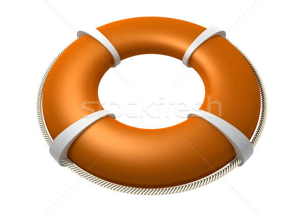 Rescue Lifebuoy Orange Stock photo © albund