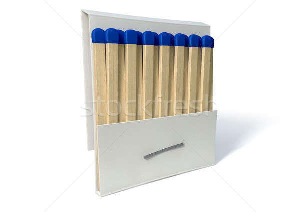 Book Of Open Matches Stock photo © albund