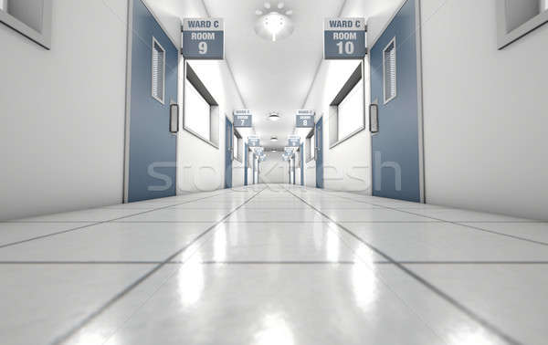 Hospital Hallway Stock photo © albund