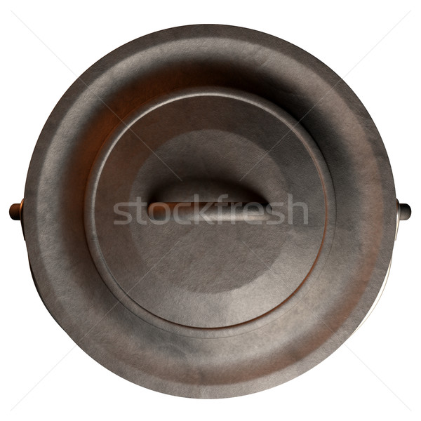 South African Potjie Pot Top With Lid Stock photo © albund