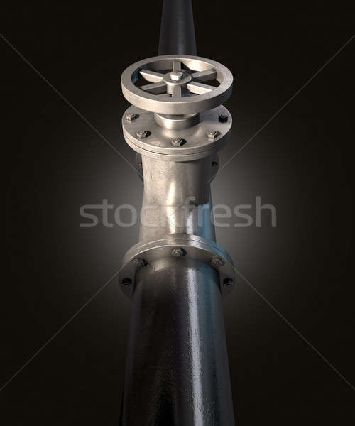 Metal Shutoff Valve Stock photo © albund