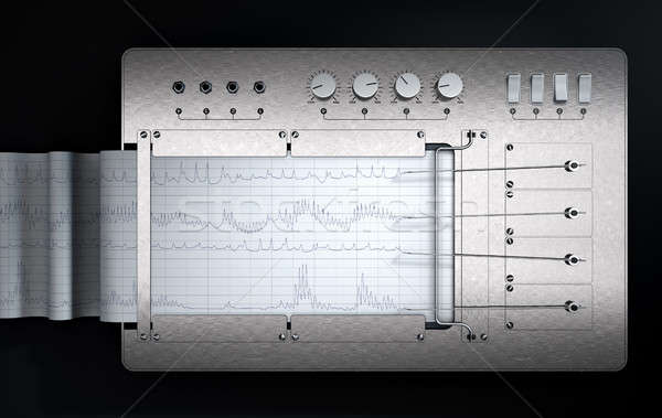Polygraph Lie Detector Machine Stock photo © albund