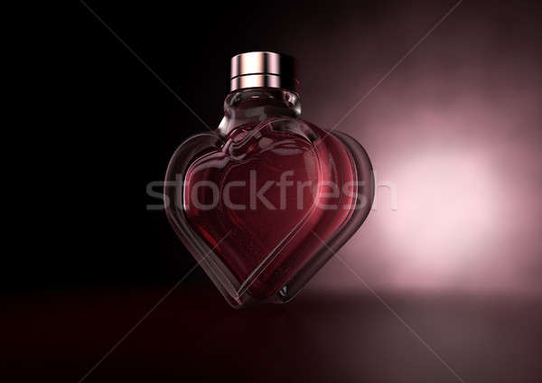 Heart Shaped Perfume Stock photo © albund