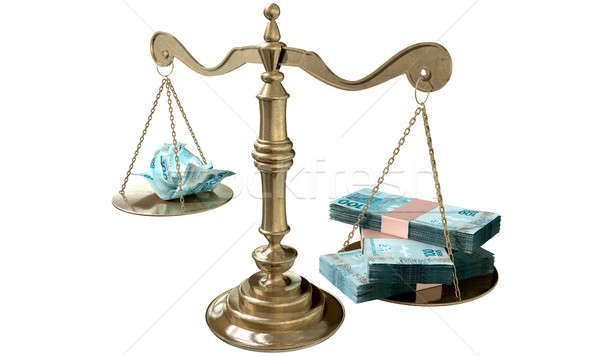 Inequality Scales Of Justice Income Gap Brazil Stock photo © albund
