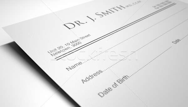 Doctors Prescription Stock photo © albund