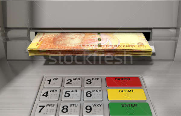 Atm Facade Cash Withdrawel Stock photo © albund